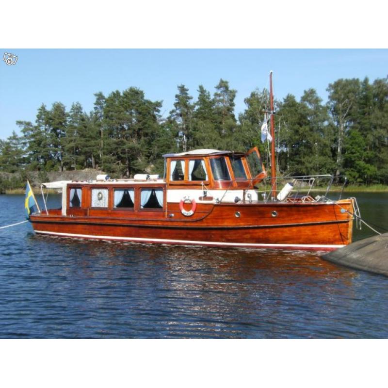 Veteranbåt CG Pettersson Salongsbåt