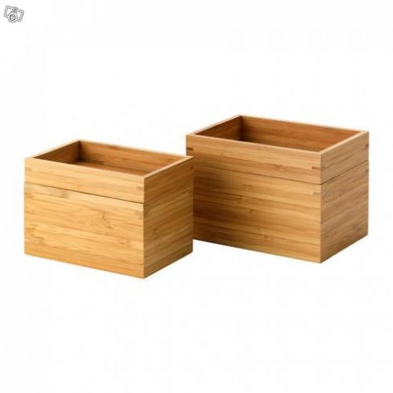 2st lådor i bambu - IKEA