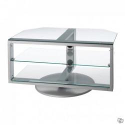 Soffbord i glas och marmor, TV-BÄNK i glas